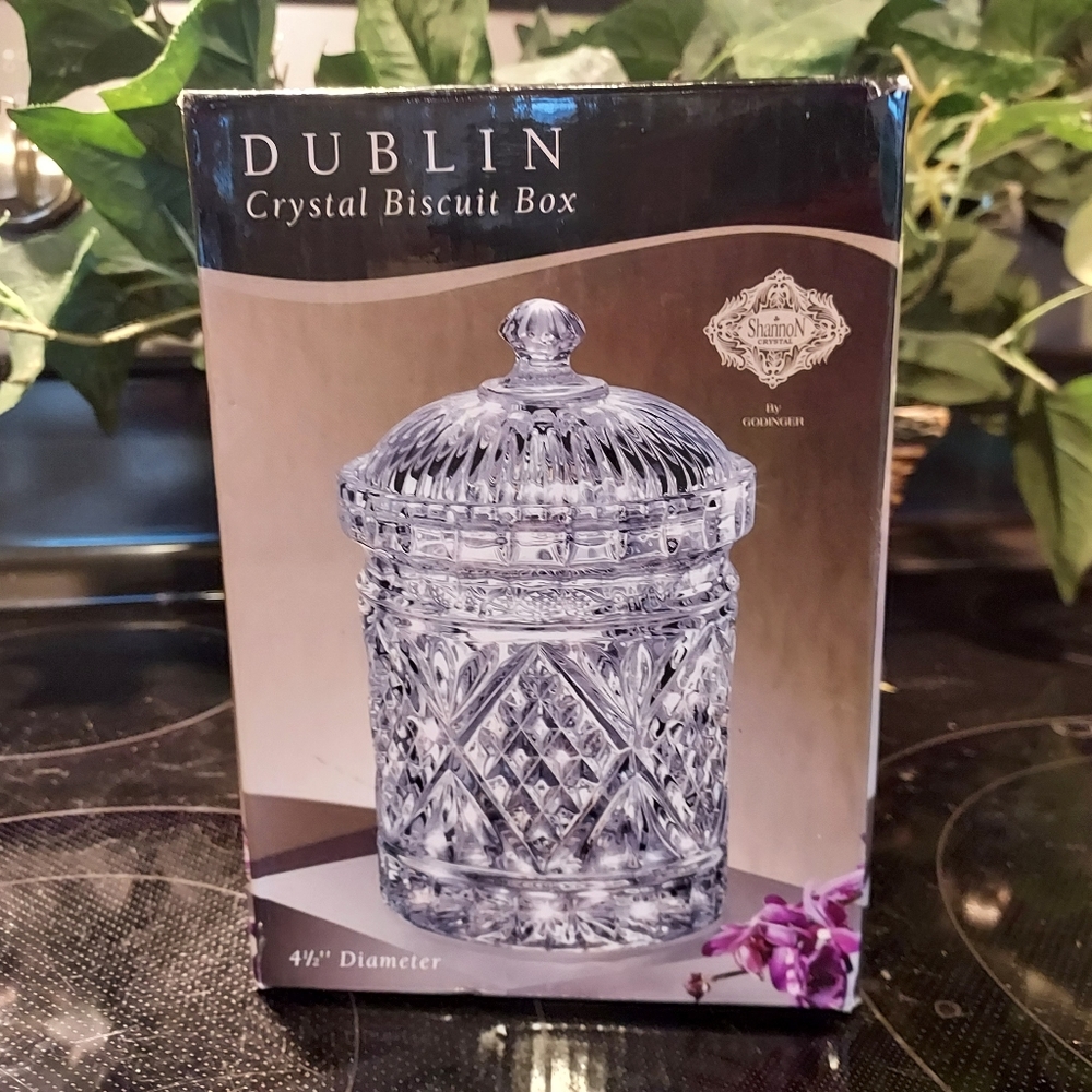 GREAT GIFT crystal biscut box crystal Shannon Crystal